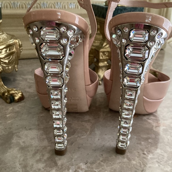 Miu Miu nude crystal heels - Picture 6 of 17